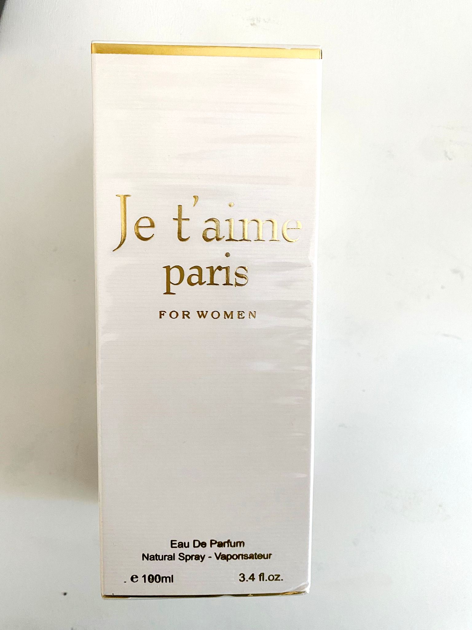 Je t’aime Paris perfume box