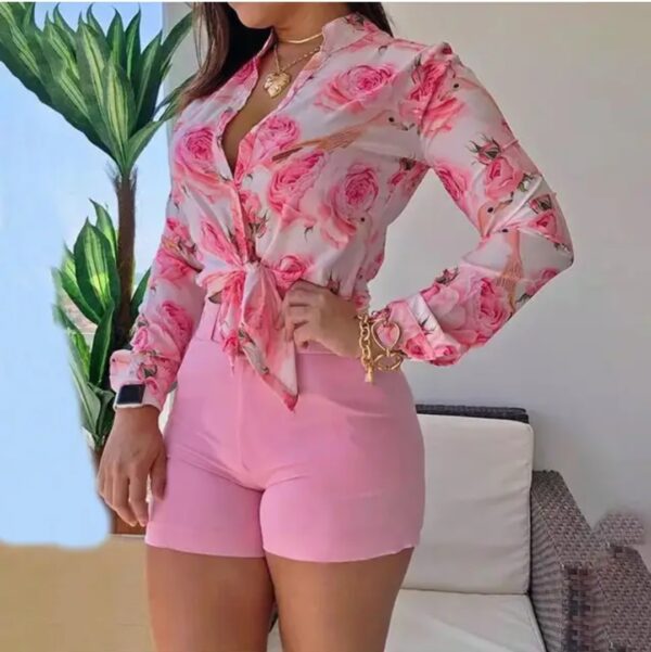 Women Summer 2 suit High Waist